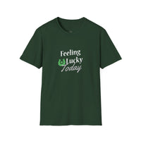 Load image into Gallery viewer, "FEELING LUCKY TODAY" - Unisex Softstyle T-Shirt