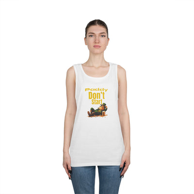 "PADDY DON'T START" - Unisex Heavy Cotton Tank Top