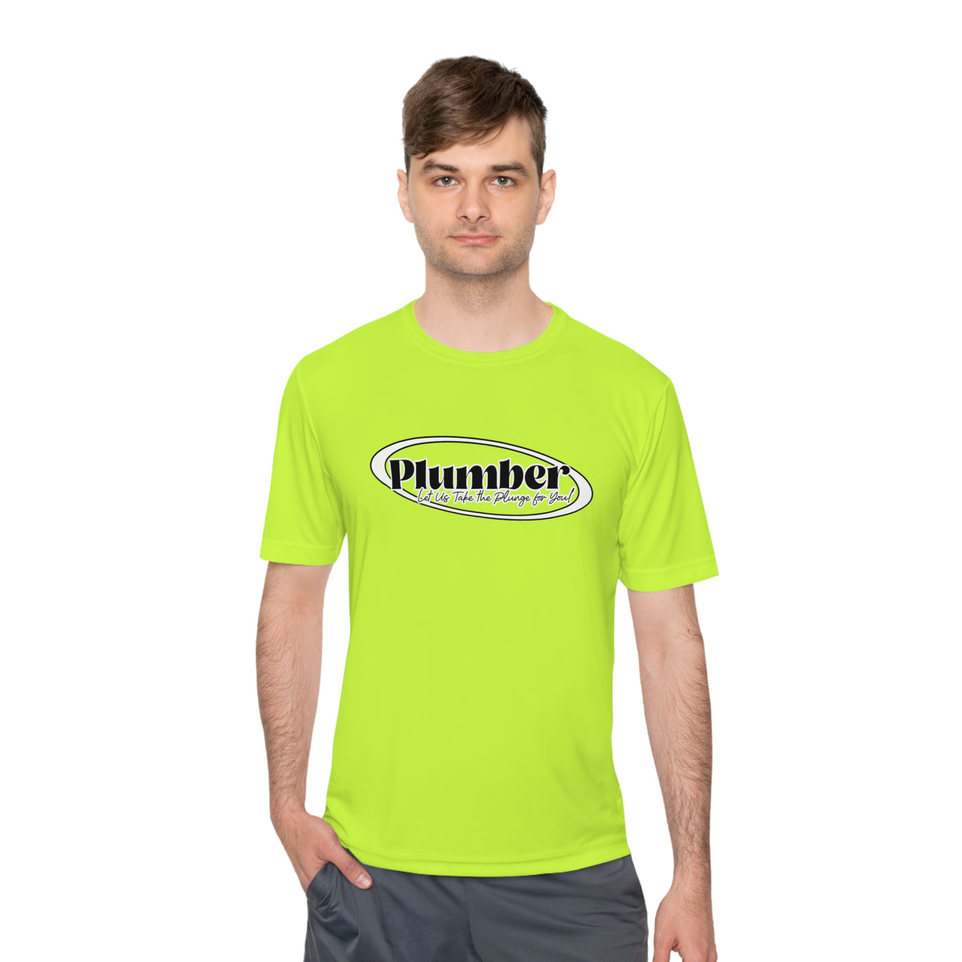 “Cool, Dry, and Ready – Plumber’s Performance Tee for Everyday Action”