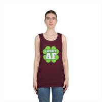 Load image into Gallery viewer, "LUCKY AF" - Unisex Heavy Cotton Tank Top