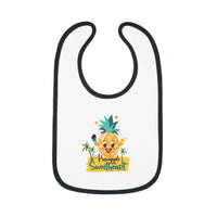 Load image into Gallery viewer, Baby Contrast Trim Jersey Bib
