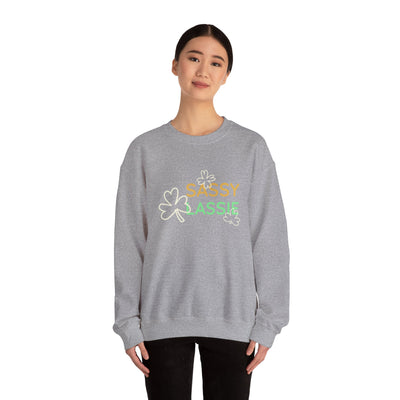 "SASSY LASSIE" - Unisex Heavy Blend™ Crewneck Sweatshirt