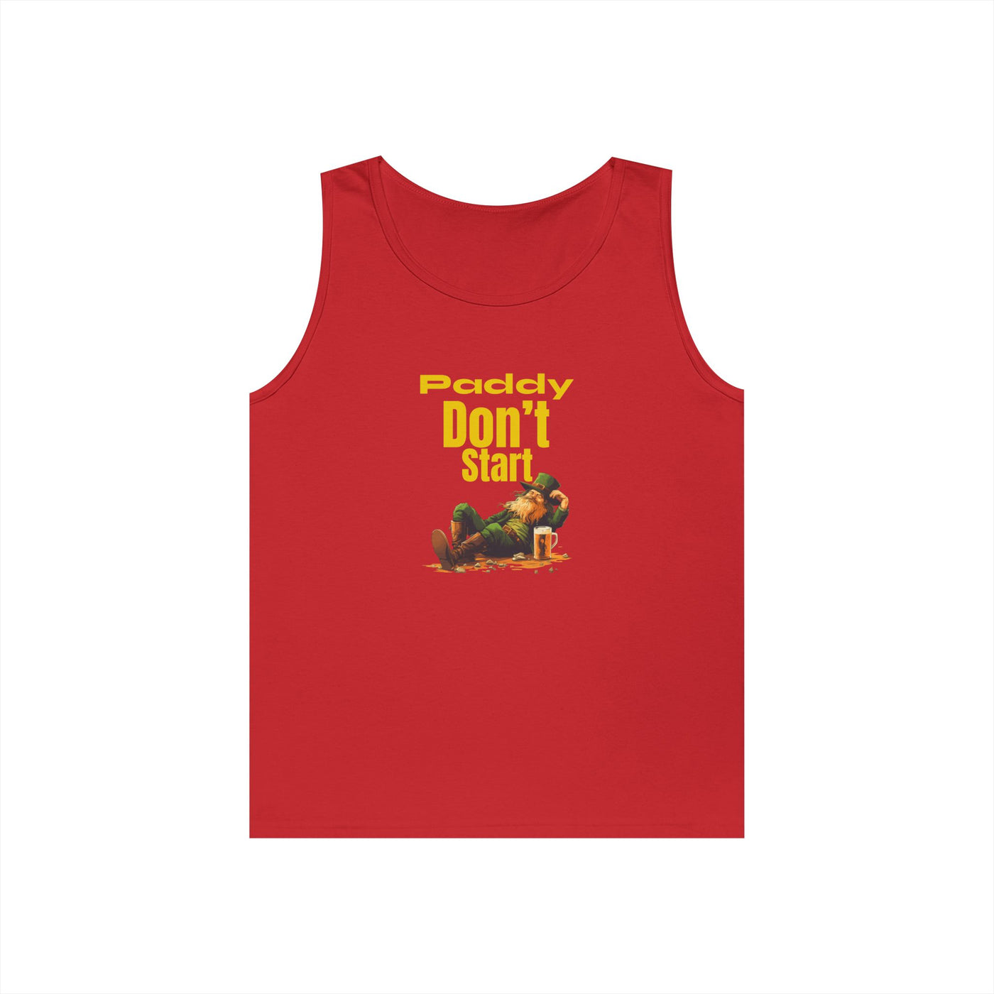 "PADDY DON'T START" - Unisex Heavy Cotton Tank Top