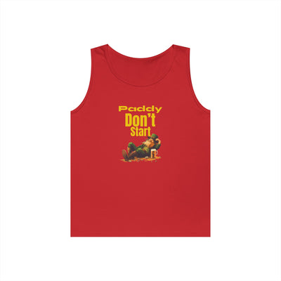 "PADDY DON'T START" - Unisex Heavy Cotton Tank Top