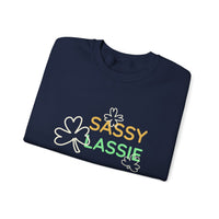 Load image into Gallery viewer, "SASSY LASSIE" - Unisex Heavy Blend™ Crewneck Sweatshirt