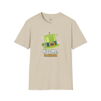 "Kiss Me, I'm Irish-ish" - Unisex Softstyle T-Shirt