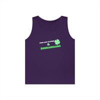 Load image into Gallery viewer, "Four Leaf Clovers &amp; Shenanigans" - Unisex Heavy Cotton Tank Top