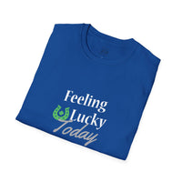 Load image into Gallery viewer, "FEELING LUCKY TODAY" - Unisex Softstyle T-Shirt