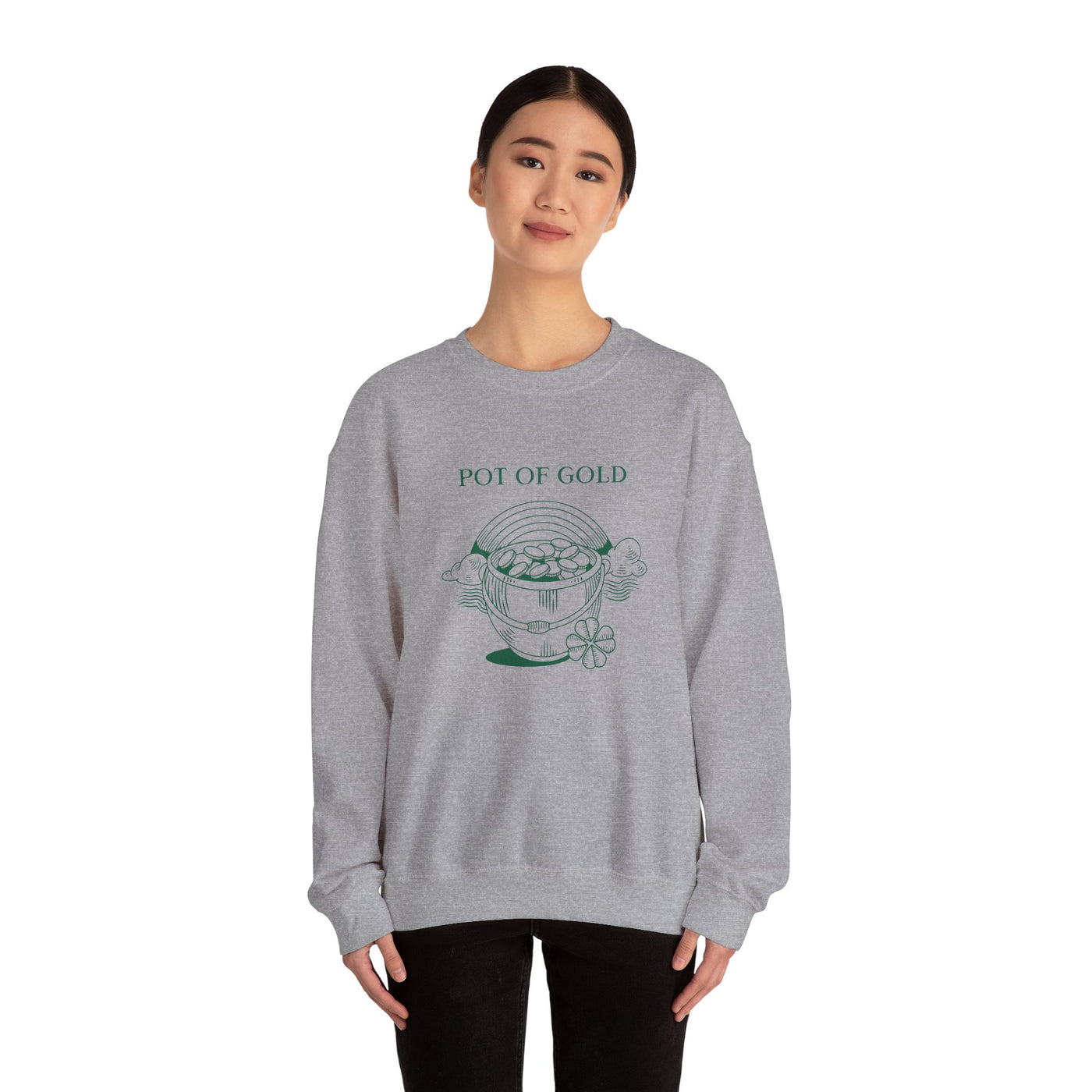 "POT OF GOLD" - Unisex Heavy Blend™ Crewneck Sweatshirt