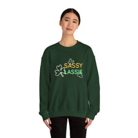 Load image into Gallery viewer, "SASSY LASSIE" - Unisex Heavy Blend™ Crewneck Sweatshirt