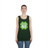 Load image into Gallery viewer, "LUCKY AF" - Unisex Heavy Cotton Tank Top