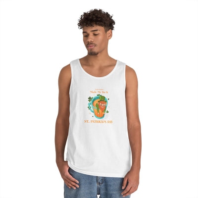 "Leprechauns Made Me Do It" - Unisex Heavy Cotton Tank Top