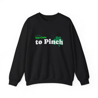 Load image into Gallery viewer, "Too Cute to Pinch" (WHITE) - Unisex Heavy Blend™ Crewneck Sweatshirt