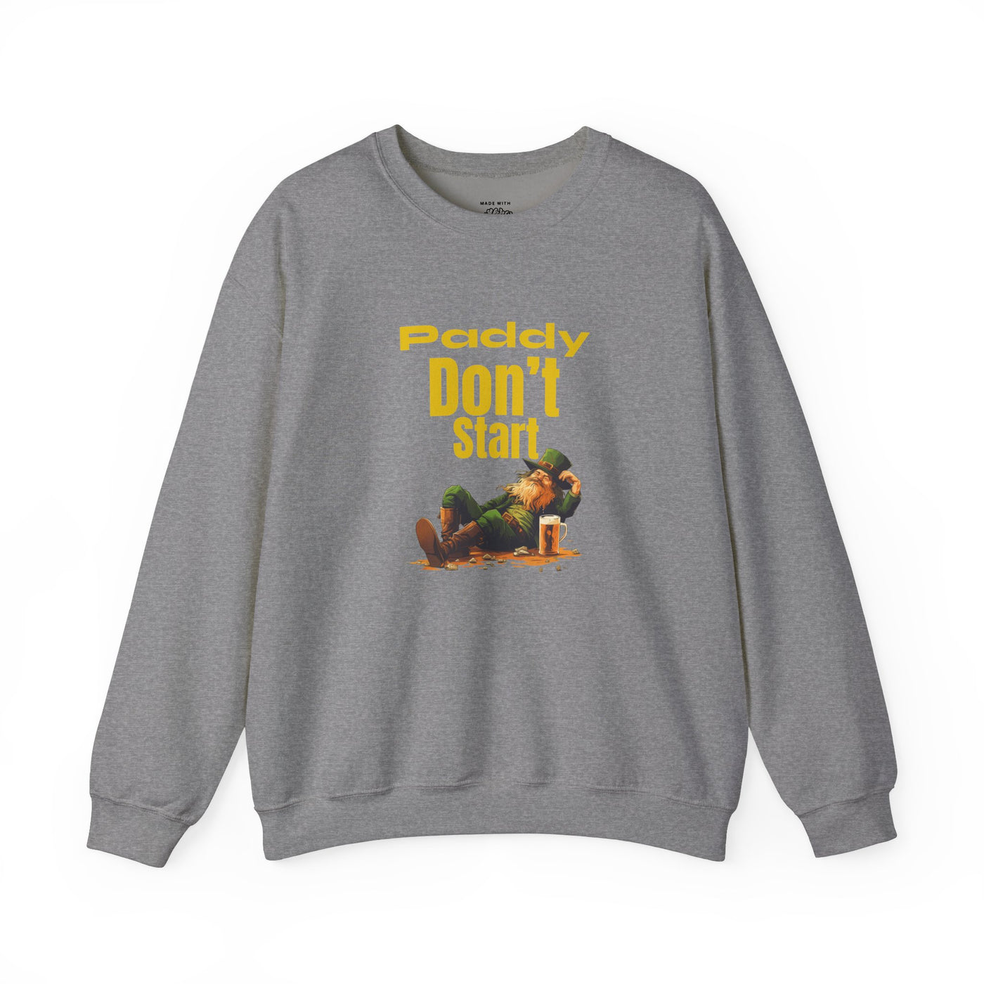 "PADDY DON'T START" - Unisex Heavy Blend™ Crewneck Sweatshirt