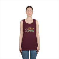 Load image into Gallery viewer, "SASSY LASSIE" - Unisex Heavy Cotton Tank Top