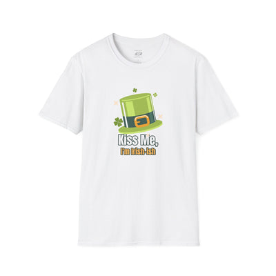 "Kiss Me, I'm Irish-ish" - Unisex Softstyle T-Shirt