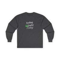 Load image into Gallery viewer, "FEELING LUCKY TODAY" - Unisex Ultra Cotton Long Sleeve Tee