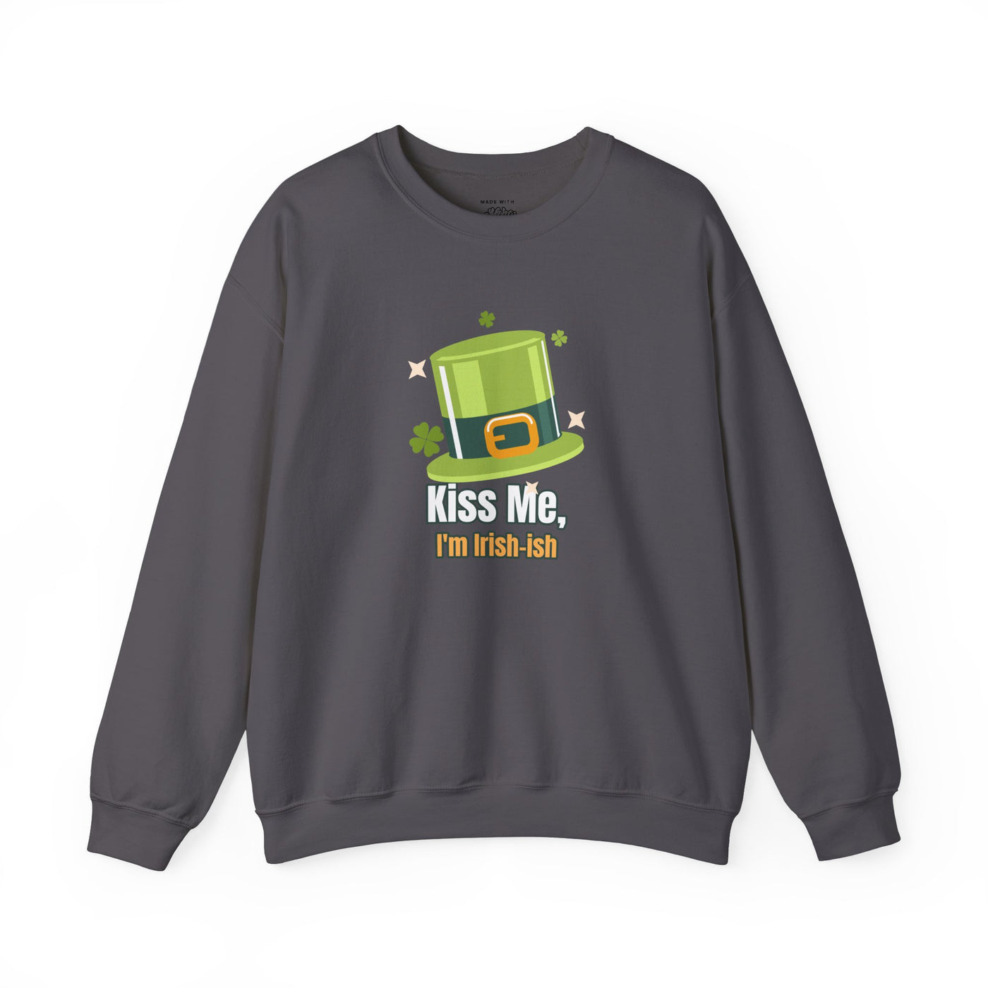 "Kiss Me, I'm Irish-ish" - Unisex Heavy Blend™ Crewneck Sweatshirt