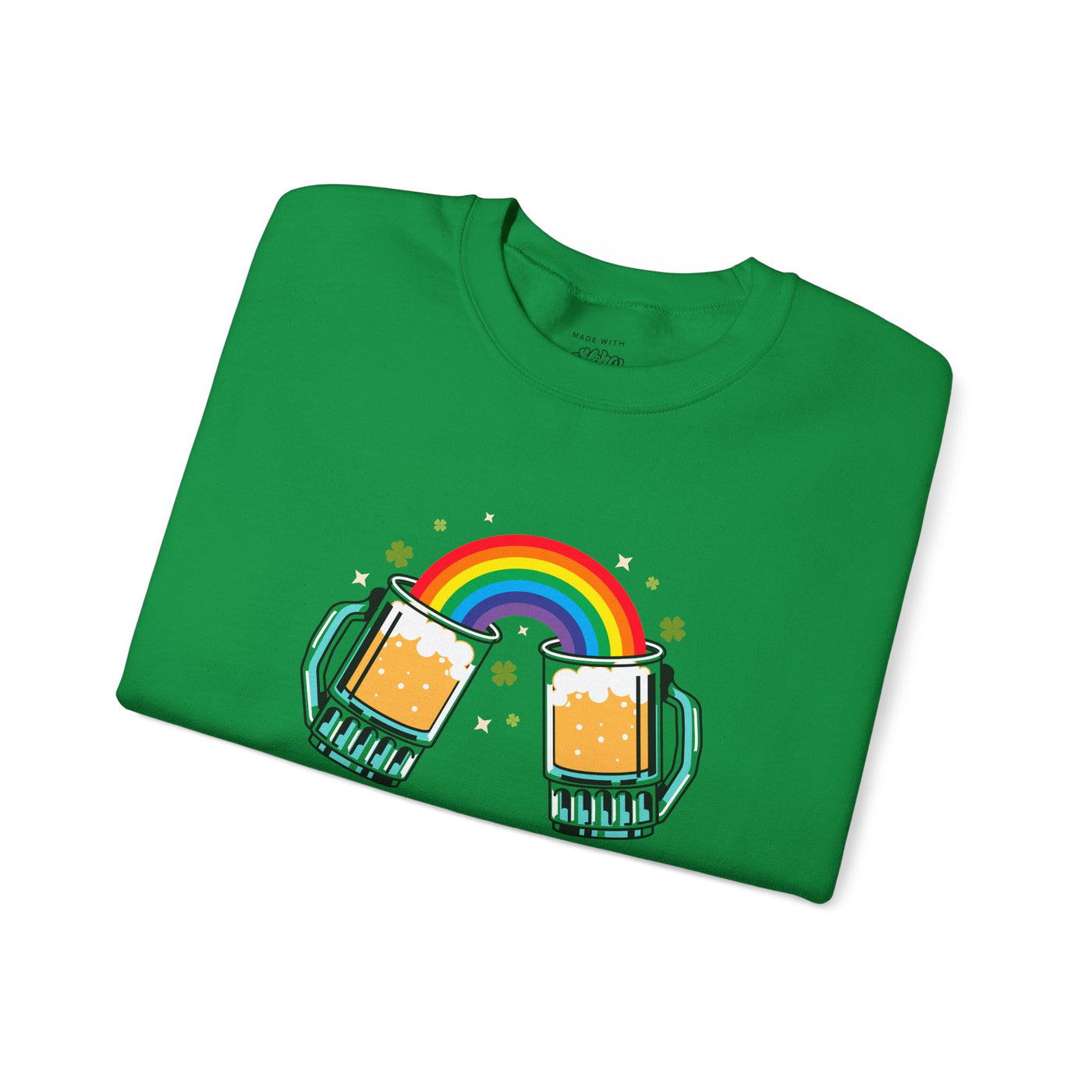 "Irish You Were Beer" - Unisex Heavy Blend™ Crewneck Sweatshirt