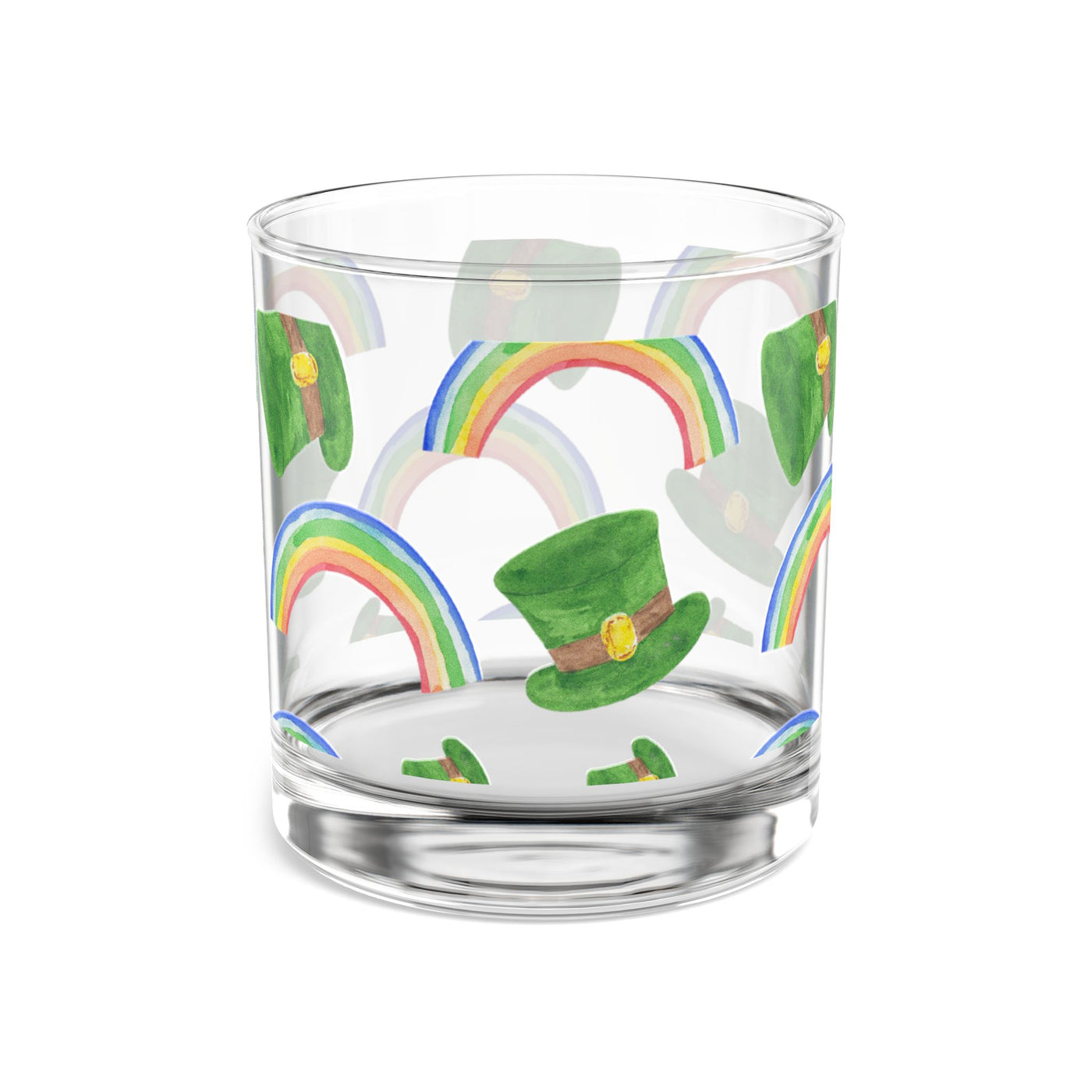 RAINBOW ST PATRICK'S DAY - Rocks Glass, 10oz