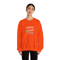 Load image into Gallery viewer, "FEELING LUCKY TODAY" - Unisex Heavy Blend™ Crewneck Sweatshirt
