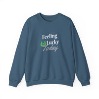 Load image into Gallery viewer, "FEELING LUCKY TODAY" - Unisex Heavy Blend™ Crewneck Sweatshirt