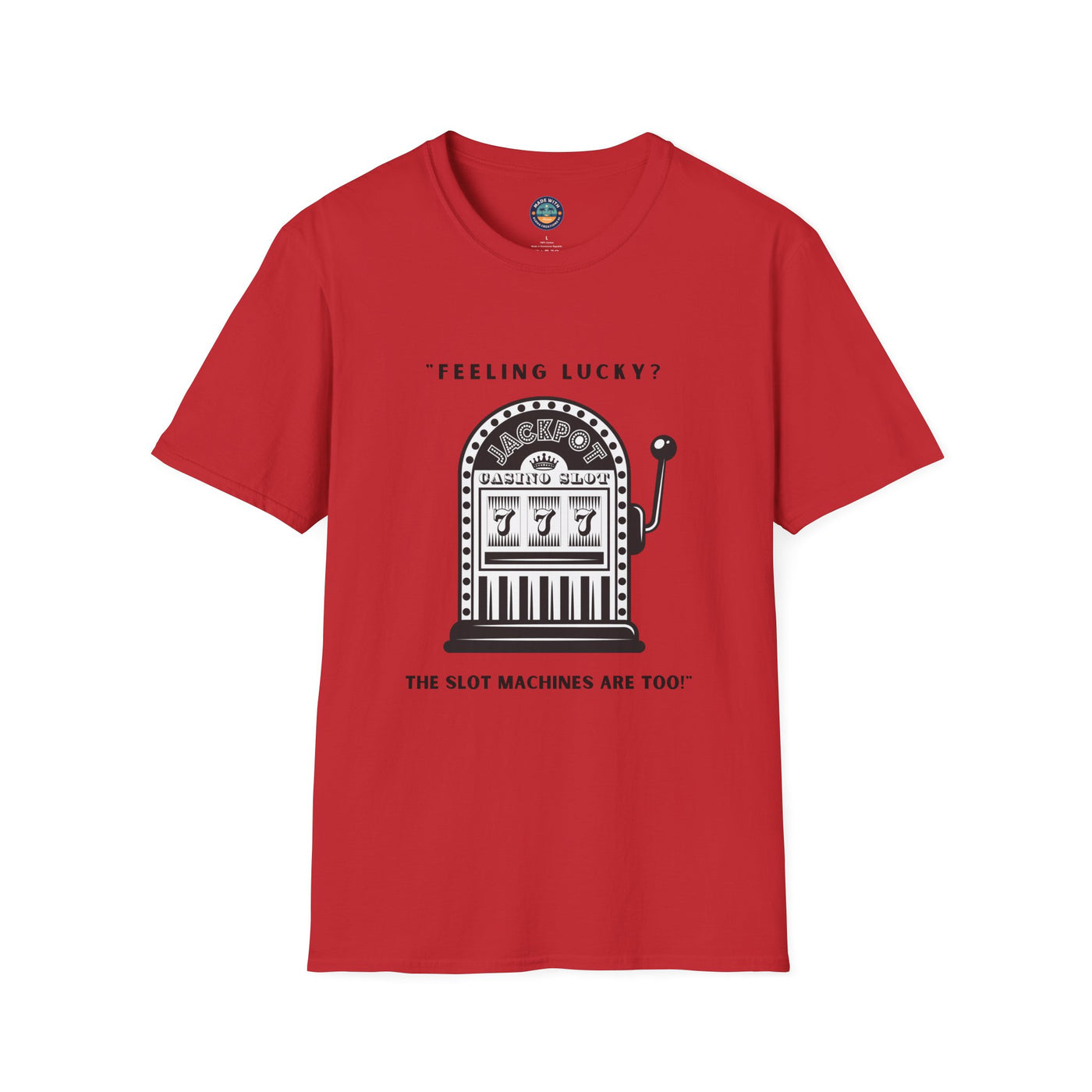 Las Vegas - Slot Machines -Red Softstyle T-Shirt