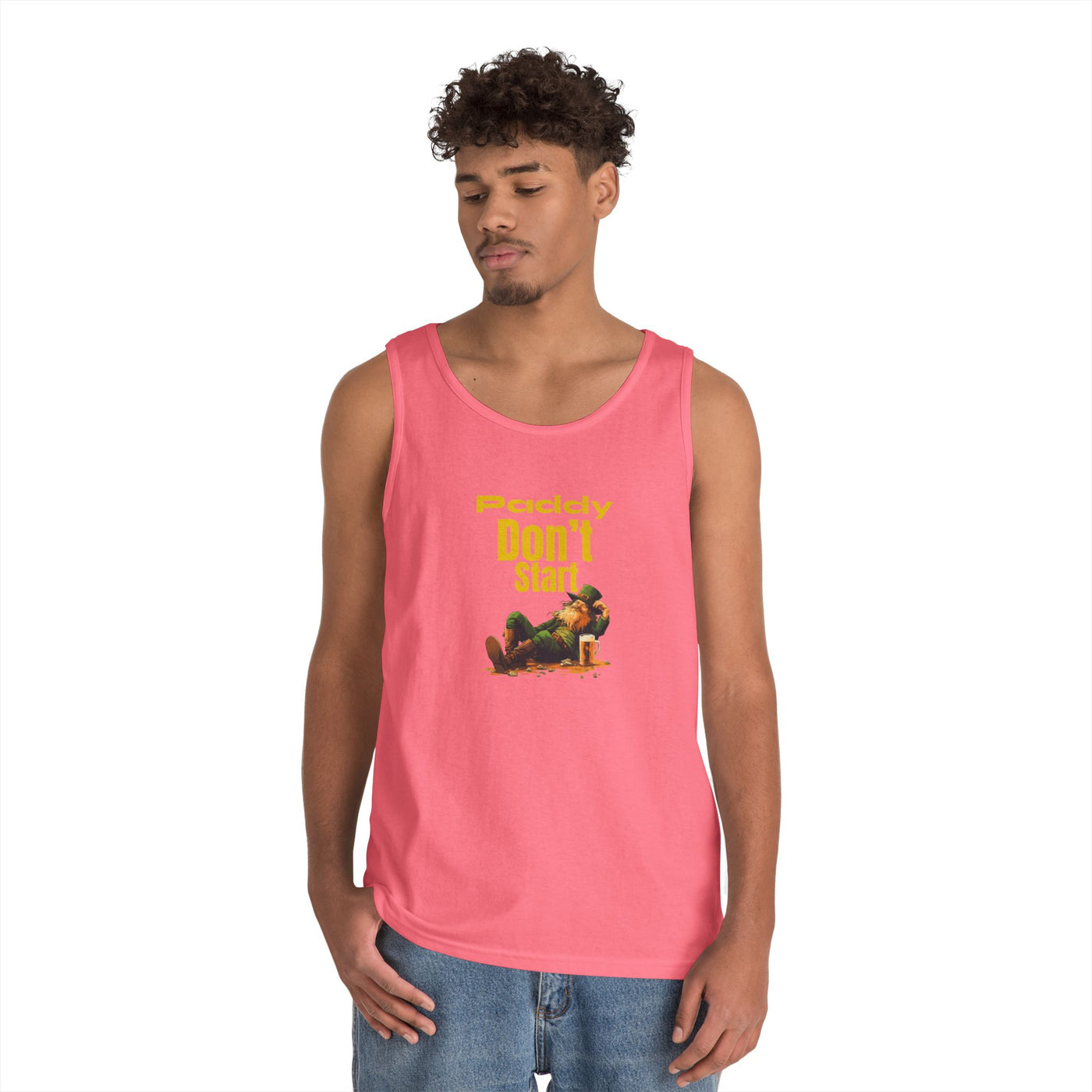 "PADDY DON'T START" - Unisex Heavy Cotton Tank Top