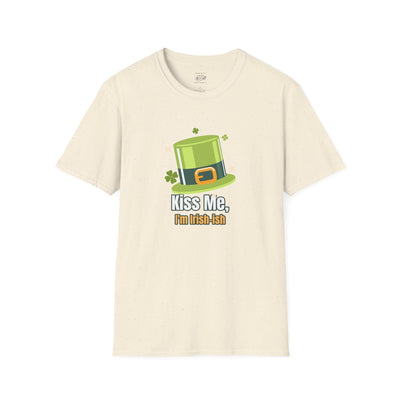 "Kiss Me, I'm Irish-ish" - Unisex Softstyle T-Shirt