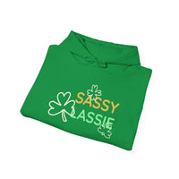 Load image into Gallery viewer, "SASSY LASSIE" - Unisex Heavy Blend™ Hooded Sweatshirt