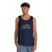 Load image into Gallery viewer, "SASSY LASSIE" - Unisex Heavy Cotton Tank Top