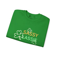 Load image into Gallery viewer, "SASSY LASSIE" - Unisex Heavy Blend™ Crewneck Sweatshirt
