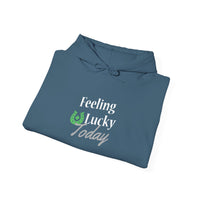Load image into Gallery viewer, "FEELING LUCKY TODAY" - Unisex Heavy Blend™ Hooded Sweatshirt