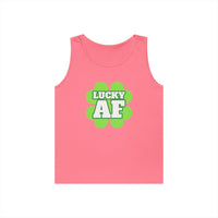 Load image into Gallery viewer, "LUCKY AF" - Unisex Heavy Cotton Tank Top