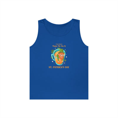 "Leprechauns Made Me Do It" - Unisex Heavy Cotton Tank Top