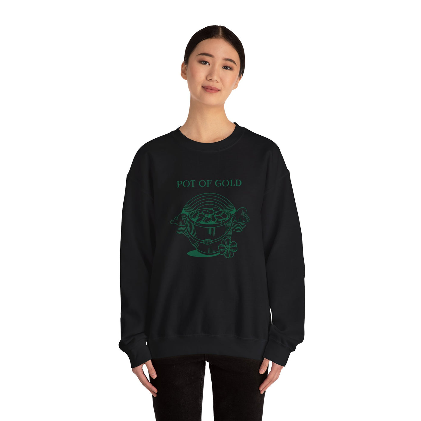 "POT OF GOLD" - Unisex Heavy Blend™ Crewneck Sweatshirt