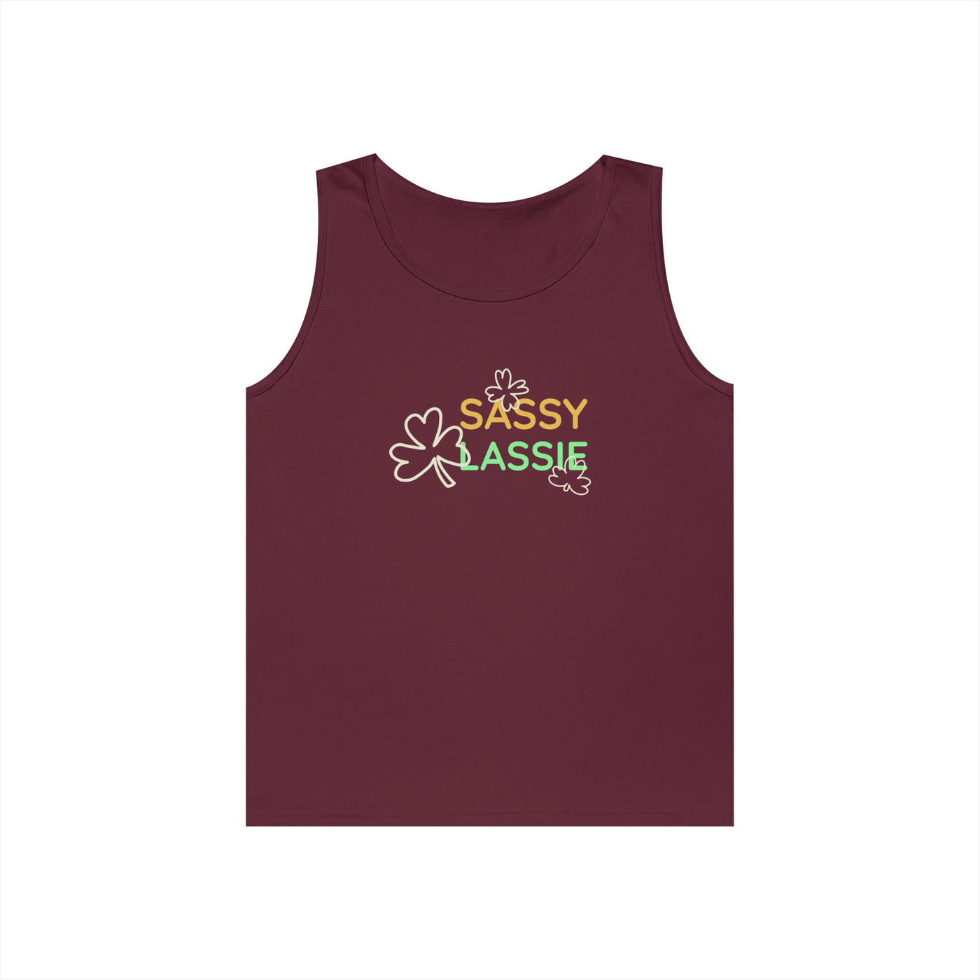 "SASSY LASSIE" - Unisex Heavy Cotton Tank Top