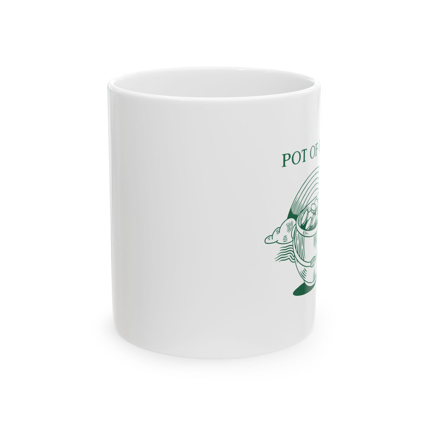 "POT OF GOLD" - Ceramic Mug, (11oz, 15oz)