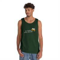 Load image into Gallery viewer, "0% IRISH, 100% DRUNK" - Unisex Heavy Cotton Tank Top