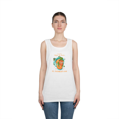 "Leprechauns Made Me Do It" - Unisex Heavy Cotton Tank Top