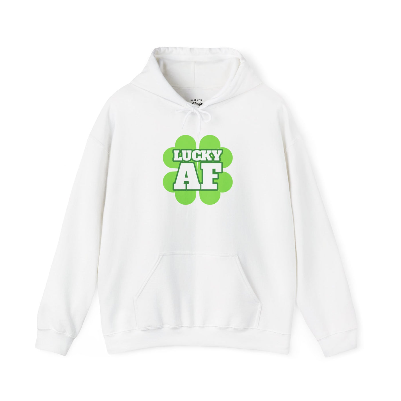 "LUCKY AF" Unisex Heavy Blend™ Hooded Sweatshirt