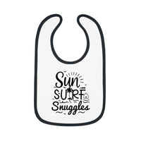 Load image into Gallery viewer, "Sun, Surf, Snuggles" Baby Bib