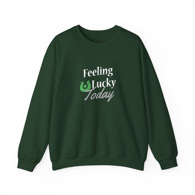 "FEELING LUCKY TODAY" - Unisex Heavy Blend™ Crewneck Sweatshirt