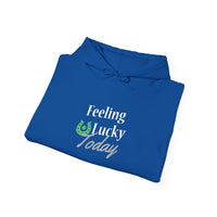 Load image into Gallery viewer, "FEELING LUCKY TODAY" - Unisex Heavy Blend™ Hooded Sweatshirt