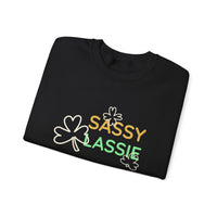 Load image into Gallery viewer, "SASSY LASSIE" - Unisex Heavy Blend™ Crewneck Sweatshirt