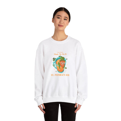 "Leprechauns Made Me Do It" - Unisex Heavy Blend™ Crewneck Sweatshirt