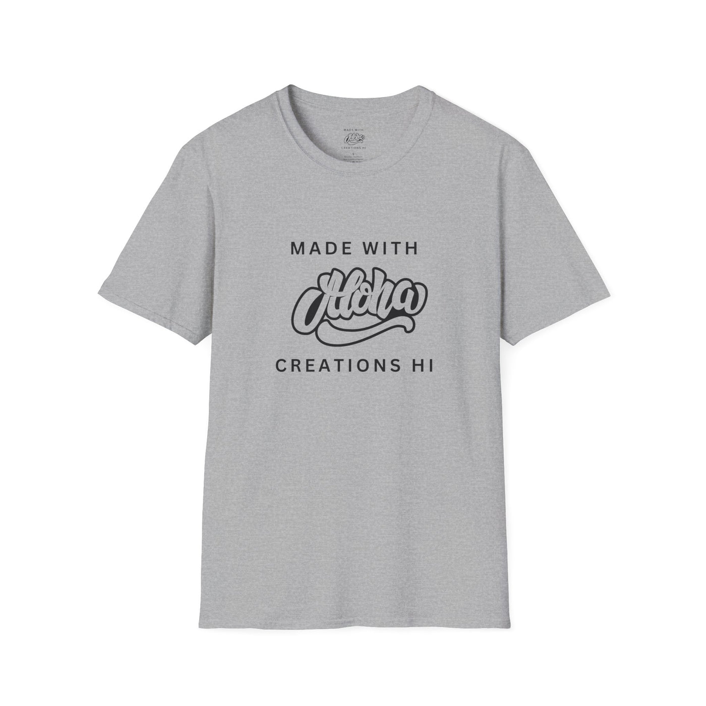 NEW LOGO - Unisex Softstyle T-Shirt (BLACK)