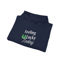 Load image into Gallery viewer, "FEELING LUCKY TODAY" - Unisex Heavy Blend™ Hooded Sweatshirt