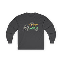 Load image into Gallery viewer, "SASSY LASSIE" - Unisex Ultra Cotton Long Sleeve Tee