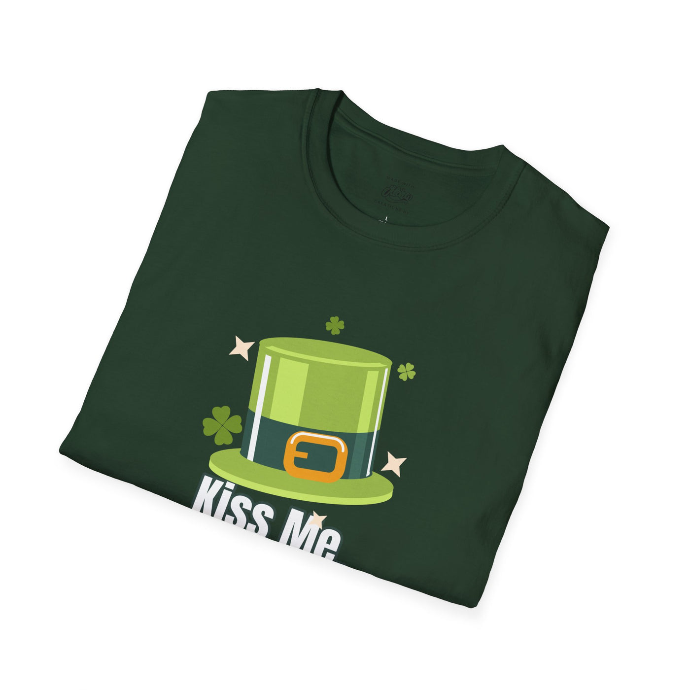 "Kiss Me, I'm Irish-ish" - Unisex Softstyle T-Shirt